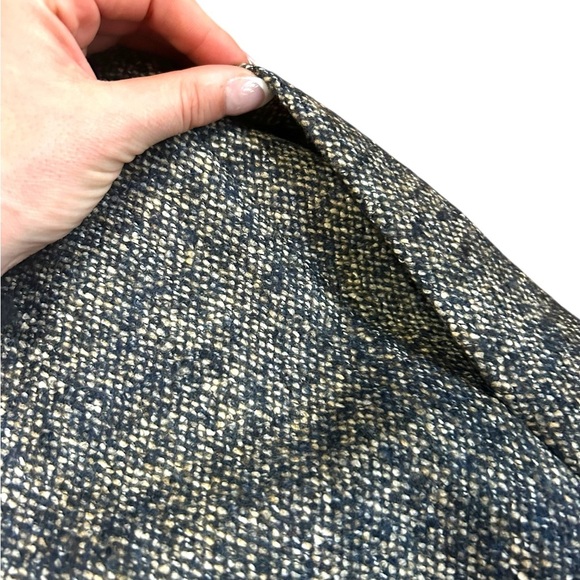 Theory Merlock Tweed Skater Mini Skirt Brown Black Size 2 Wool - Picture 2 of 8